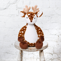 Peluche Faon Snowflake à Rembourrage Amovible