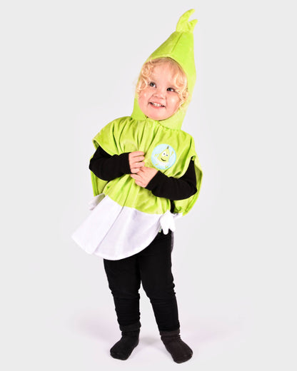 Cape verte Babblarna Dadda taille 86-110 cm 1-4 ans