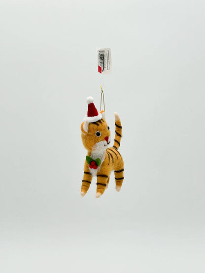 Hanging decoration Felt cat
