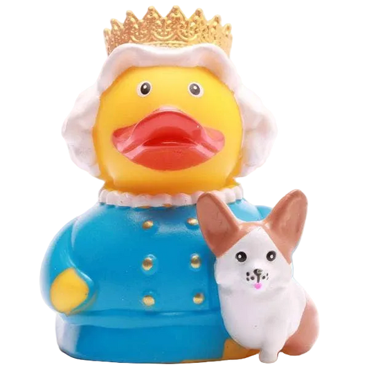Canard Reine Elizabeth avec Corgi