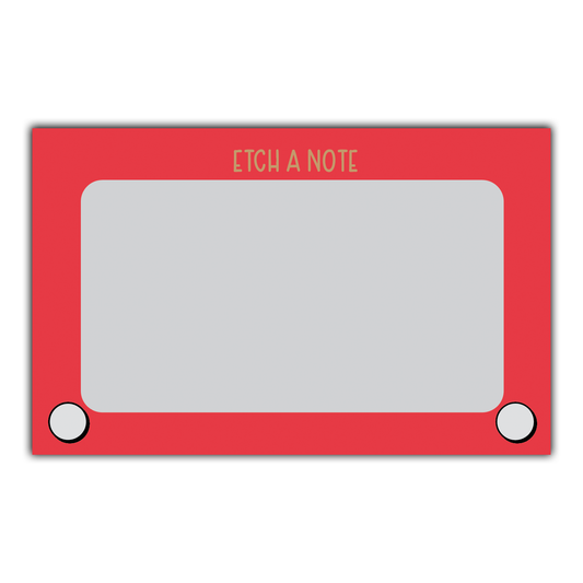 Mini Notecard Set of 60 - Etch a Note