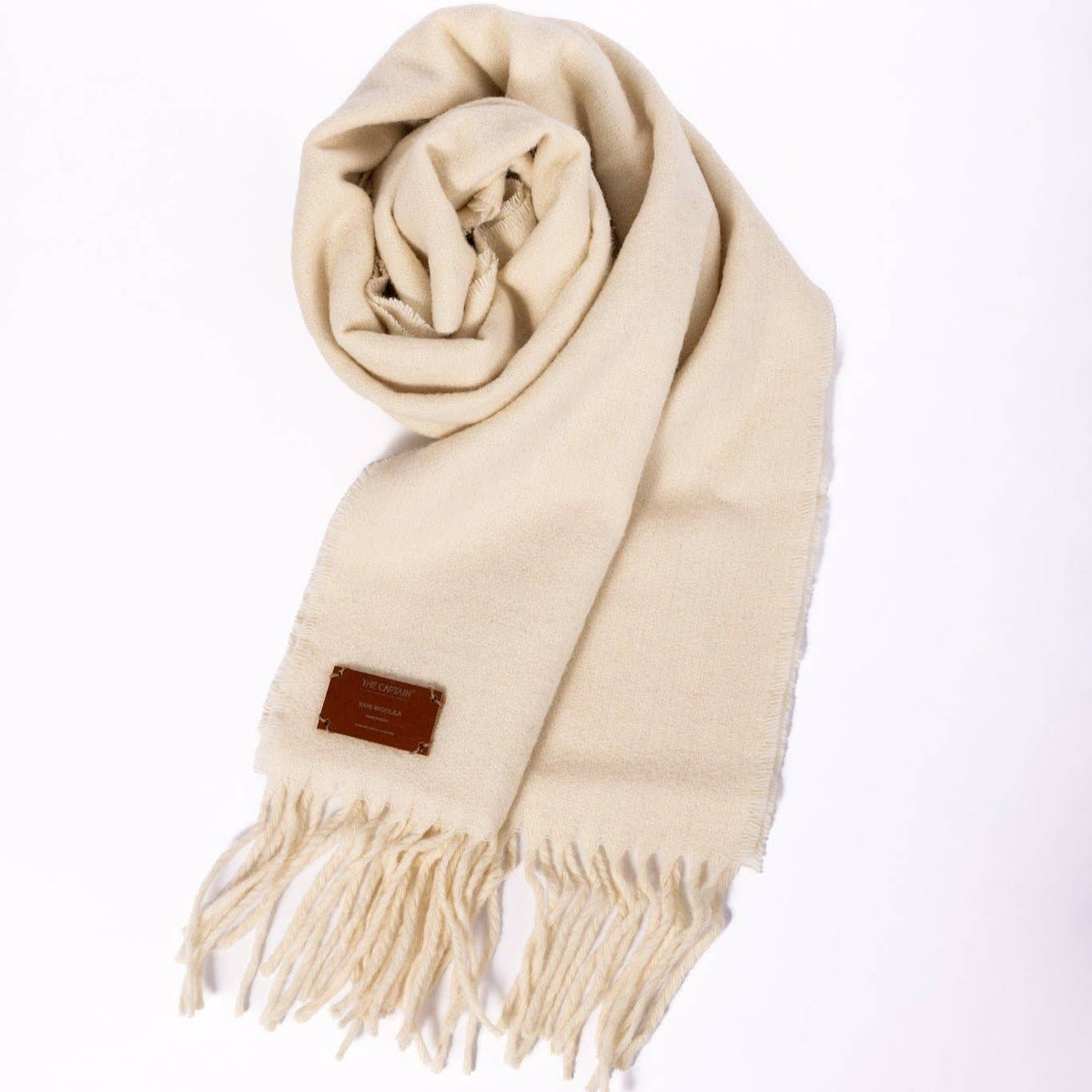 Écharpe Blanche en Laine