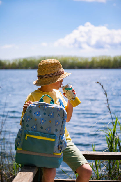 Stainless Steel Insulated Water Bottle for Children with Fun Dog Design