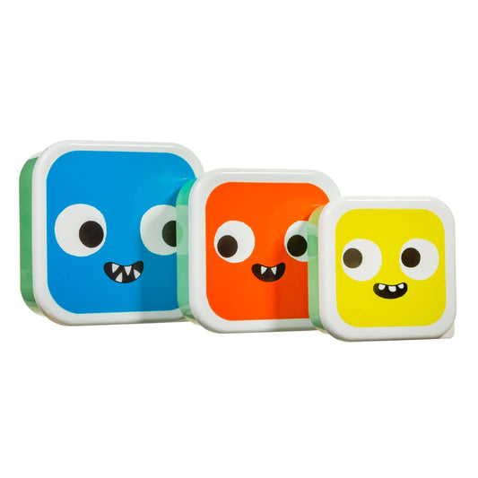 Monster Lunch Boxes - Set of 3