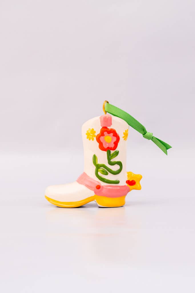 Décoration à suspendre Botte Cowgirl