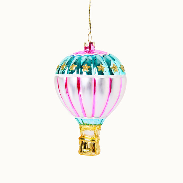 Hangende decoratie met heteluchtballon 