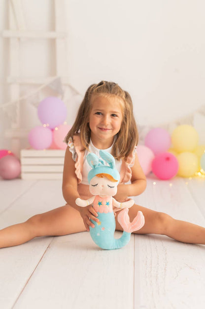 Lili the Fabric Mermaid Doll – Blue