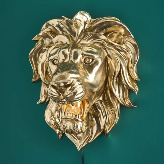 Applique murale King Lion Or, 47 x 41 x 24,5 cm