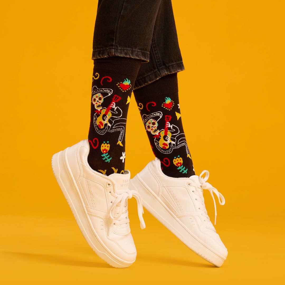 Chaussettes Mariachis Día de los Muertos