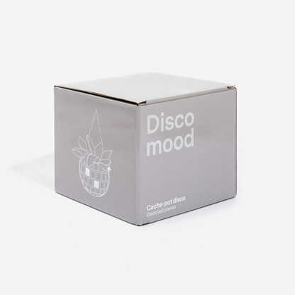 Disco ball plant pot, 15 cm