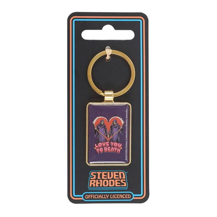 Porte-clés "Love You To Death" par Steven Rhodes