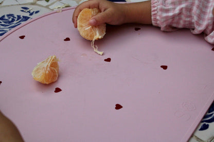 Amore siliconen placematset - Roze