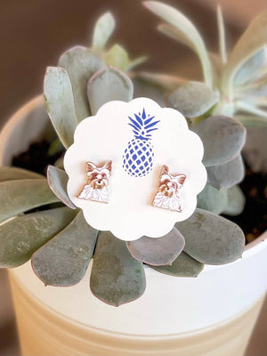 Boucles d'Oreilles Yorkshire Terrier