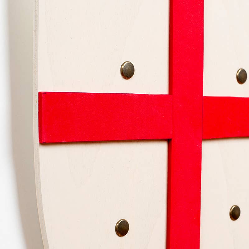 Blason Historique Blanc avec Croix de Saint-Georges L