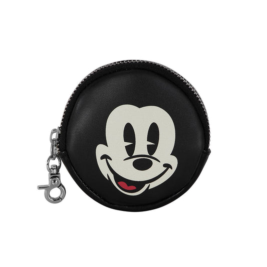 Portemonnee met Mickey Mouse-koekjesgezicht, zwart