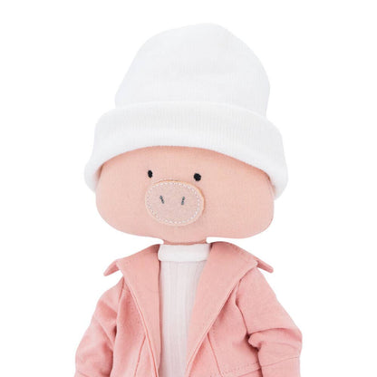 ENSEMBLE CADEAU : Peluche Nicky Cochon veste + Queue de Sirène