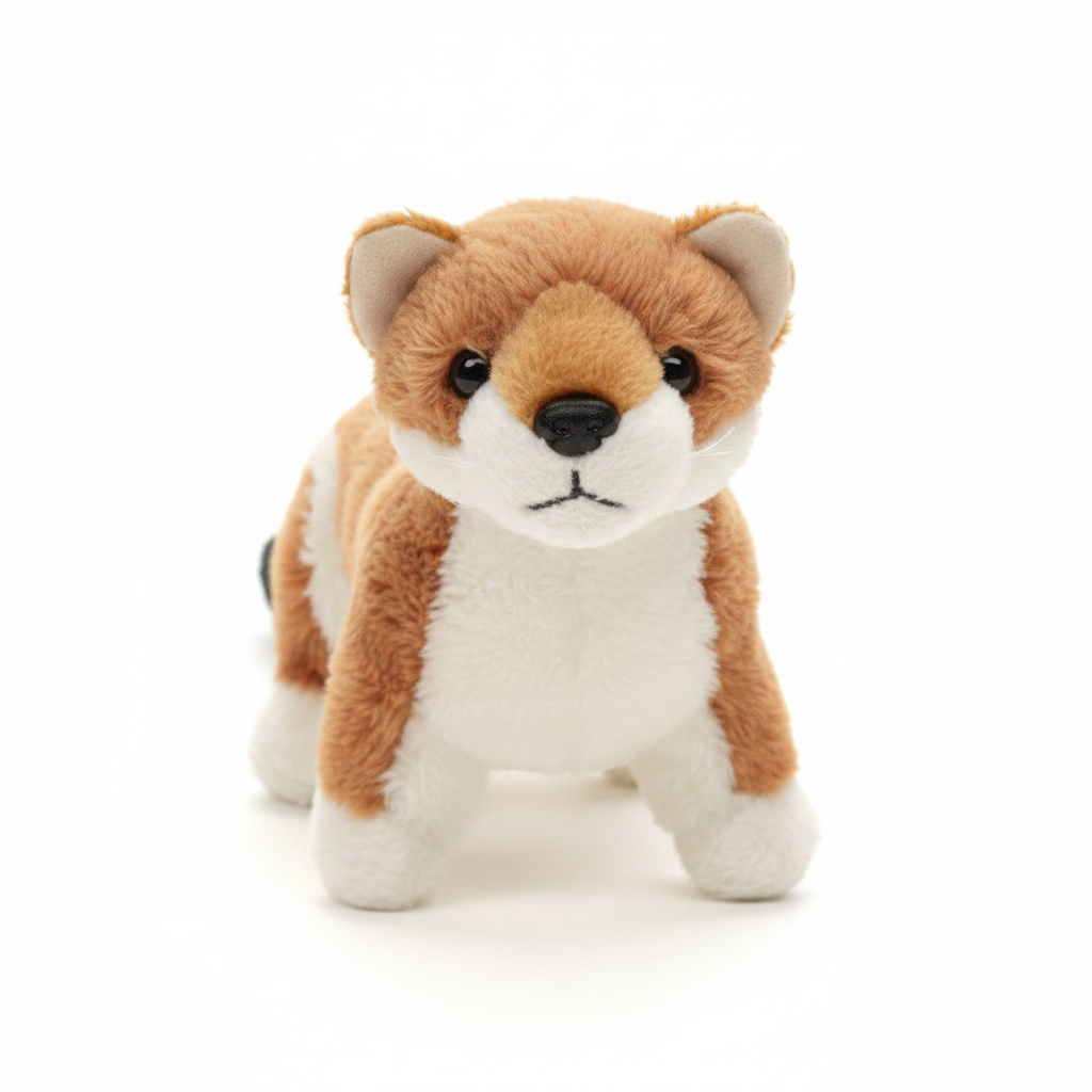 Pluche wezel - 22 cm (lengte) - knuffel/pluche