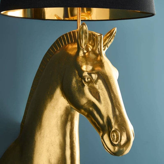 Amadeus Horse Floor Lamp, gold