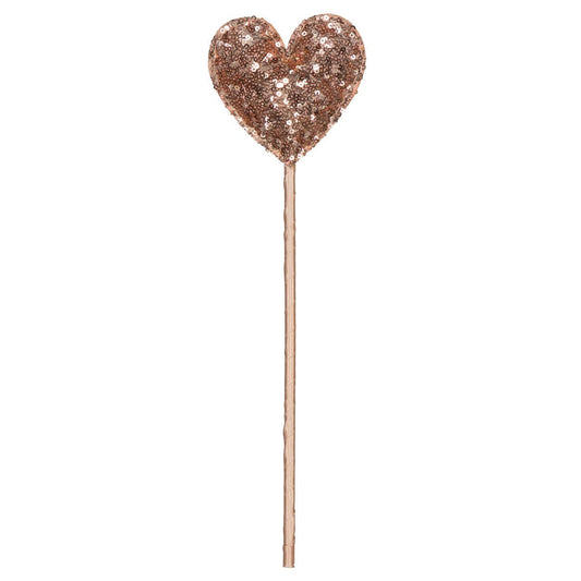 Magic Wand - Pink Sequin Heart