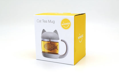 Cat Tea Cup with Fish Infuser