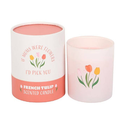 Bougie de fête des mères Tulipes