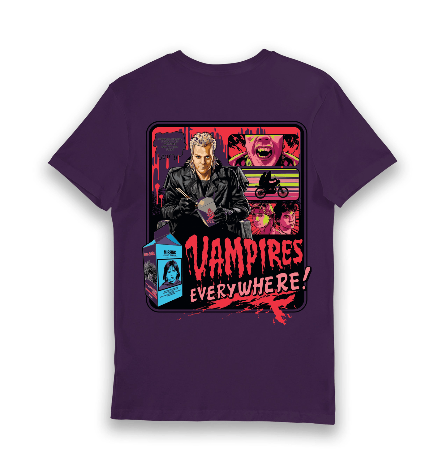 T-shirt adulte The Lost Boys David Vampires Everywhere recto-verso