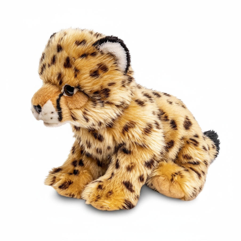 Peluche Petit guépard, assis