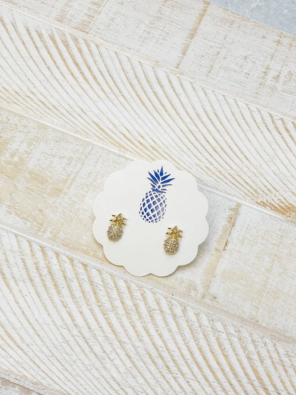 Boucles d'oreilles Ananas