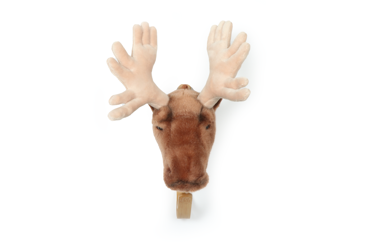Porte-manteau Peluche Élan Wild & Soft