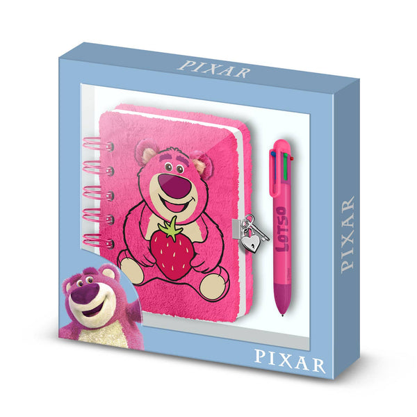 Lotso Aardbei Pluche Dagboekset + 6-kleurenpen