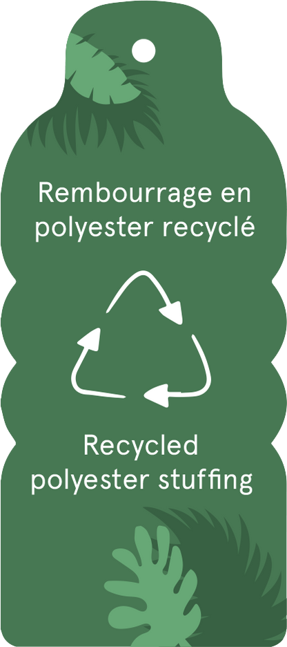 Peluche Ptipotos Maman et Bébé Baleine - Terracotta