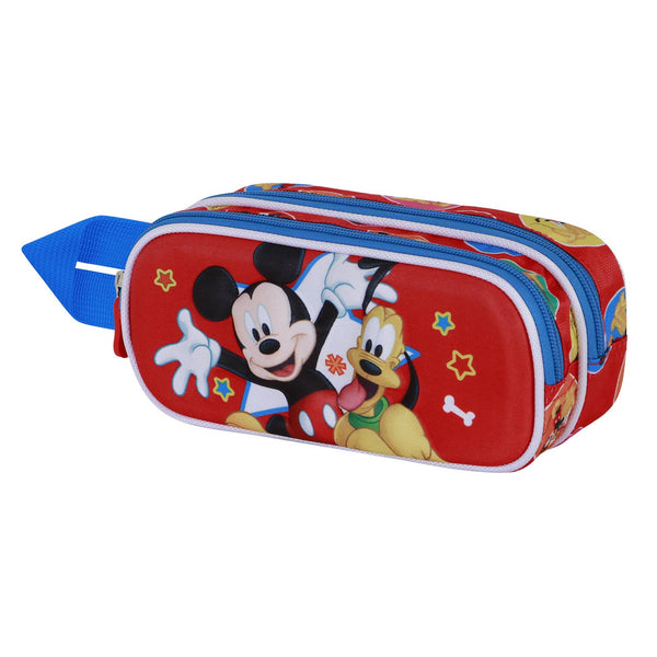 Disney Mickey Mouse stervormig 3D dubbelzijdig etui