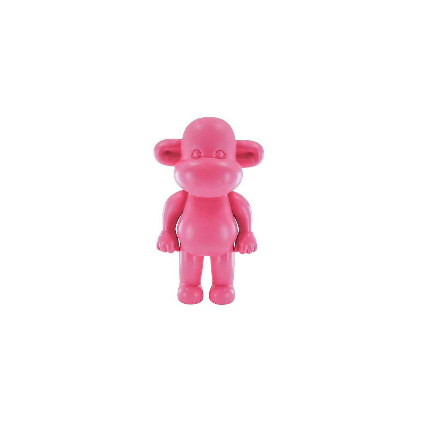 Decoratie - Apenbeeldje 'De Legende' - Hars - Roze - 33x21x50cm