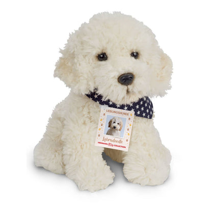 Sitting Labradoodle Plush Toy