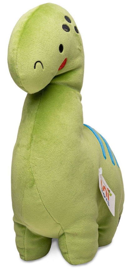 Coussin Peluche Dinosaure vert