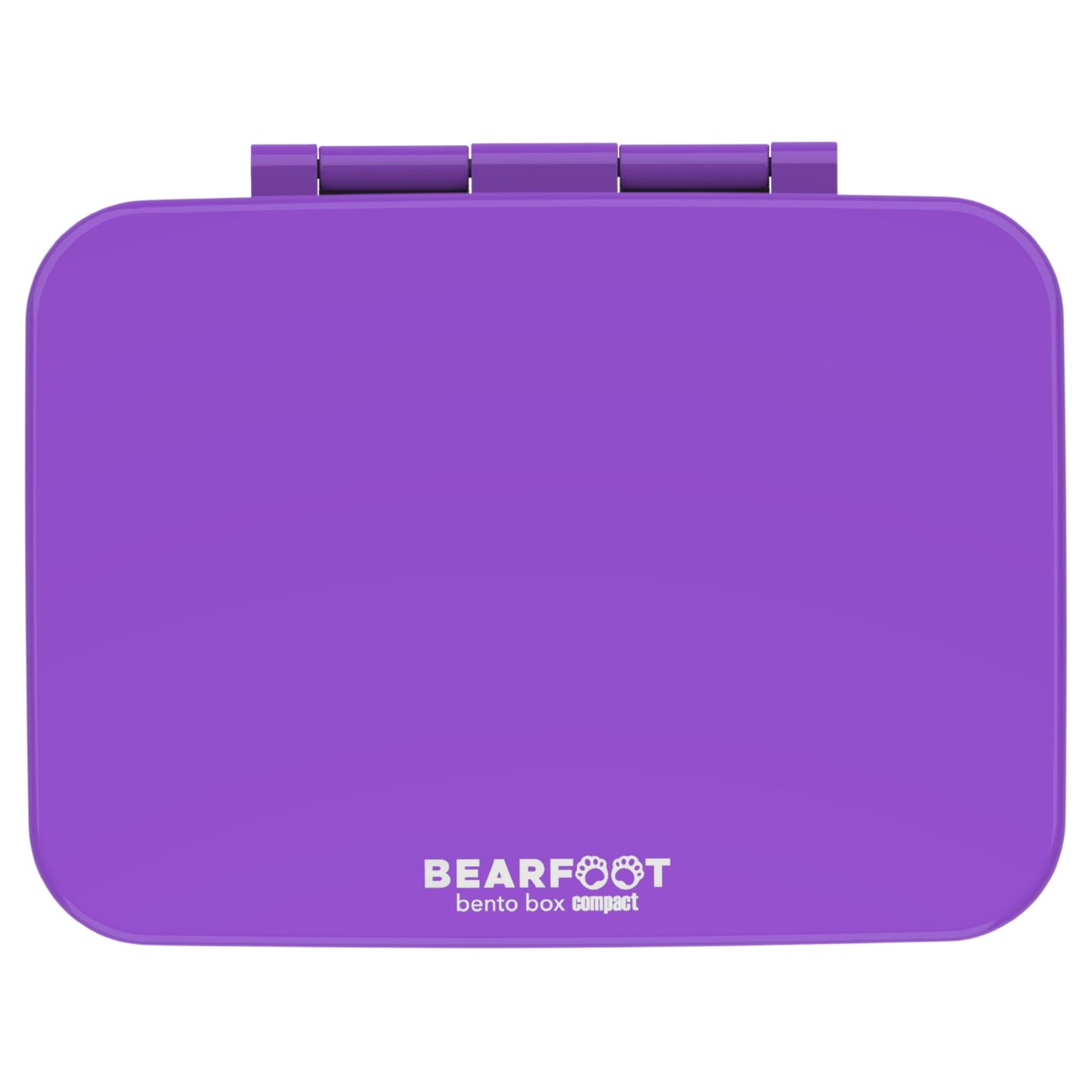 Lunch box with compartments, lightweight & leak-proof - purple