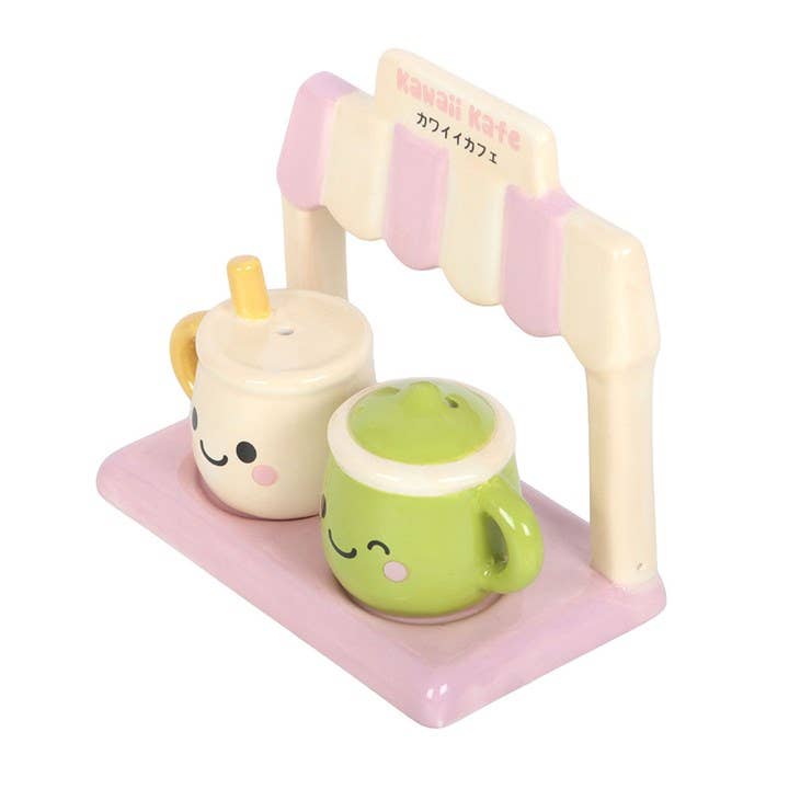 Salière et Poivrière Latte Kawaii