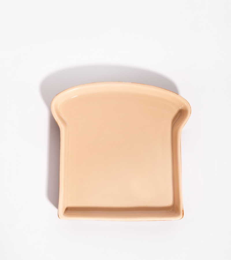 Set of two toast plates