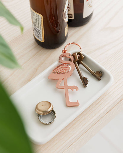 Flamingo-Flaschenöffner-Schlüsselanhänger