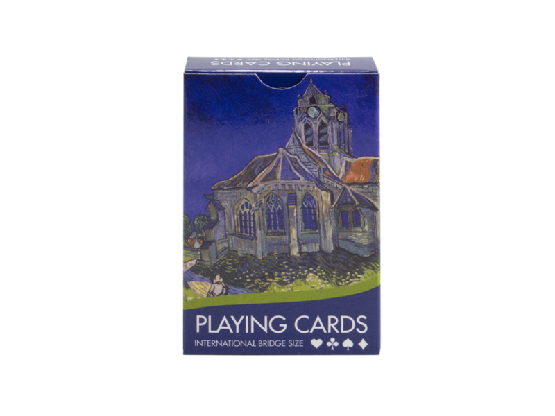 Cartes à jouer, Van Gogh, Église d'Auvers-sur-Oise