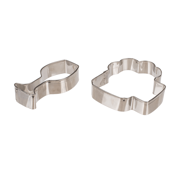 Metal Cookie Cutters – Wine Glass &amp; Beer Mug