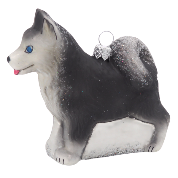Husky kerstbal