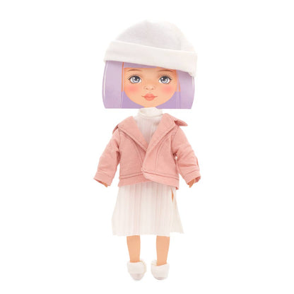 Kledingset: roze jasje 28 cm