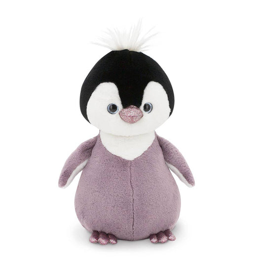 Peluches Fluffy le manchot lilas