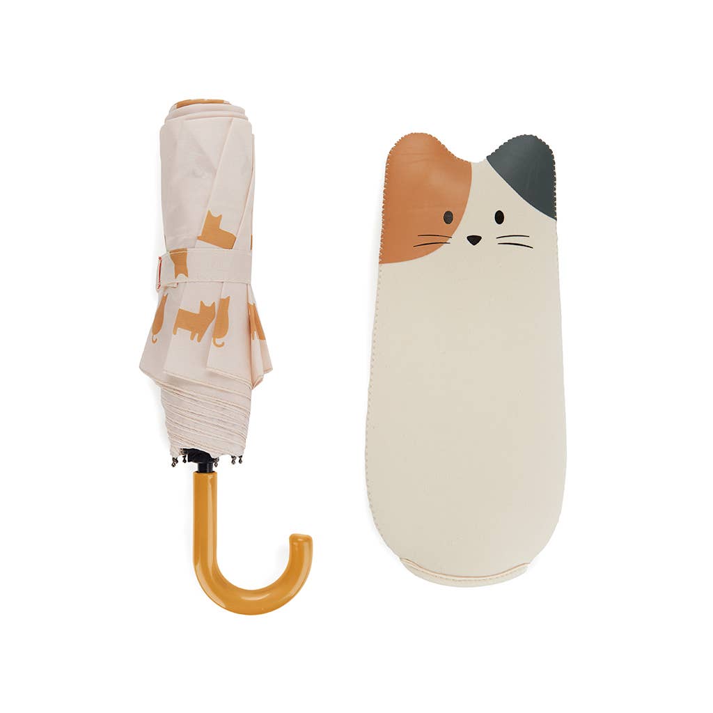 Umbrella, Meowmbrella Calico, with cover, neoprene