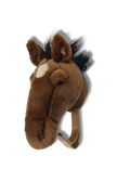Porte-manteau Peluche Cheval Marron