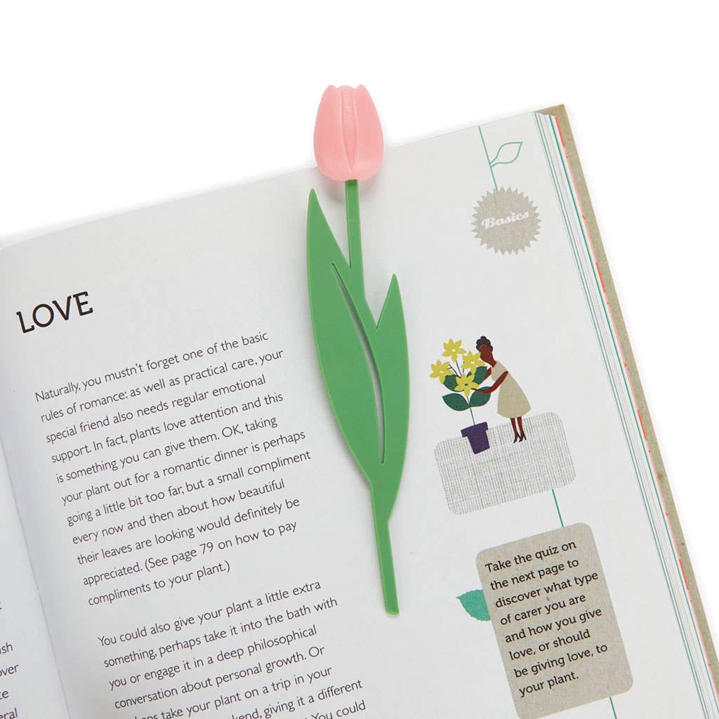 Marque-page Tulipe Rose