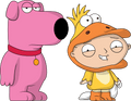 Stewie & Brian Trick-or-Treating