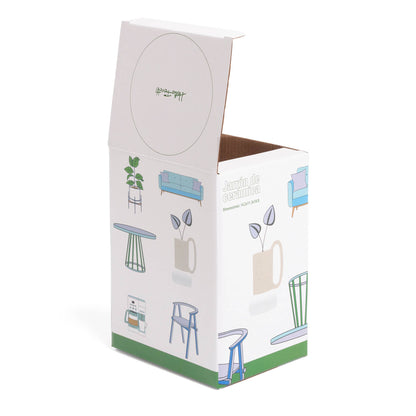 Vase en Céramique avec Base Naturelle Peint à la Main Helio Ferretti Vue 4