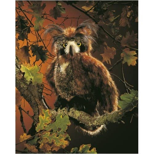 Marionnette à Main Hibou Moyen-duc